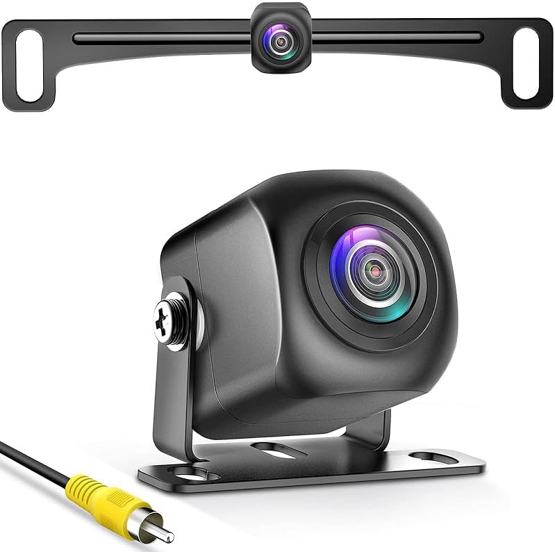 PixelMan Backup Camera,AHD 1080P Metal 170 Degree Wide Angle Rearview Reversing Camera,PMD2A-S Clear Night Vision IP69 Waterproof Reverse Rear View Camera for Car Vehicle SUV RV - Product Image