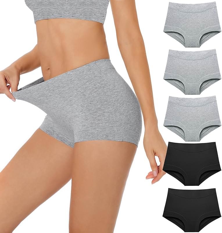 Migbean Boy Shorts Underwear for Women - Boxers for Women, Women's Cotton Underwear Boyshorts - Product Image