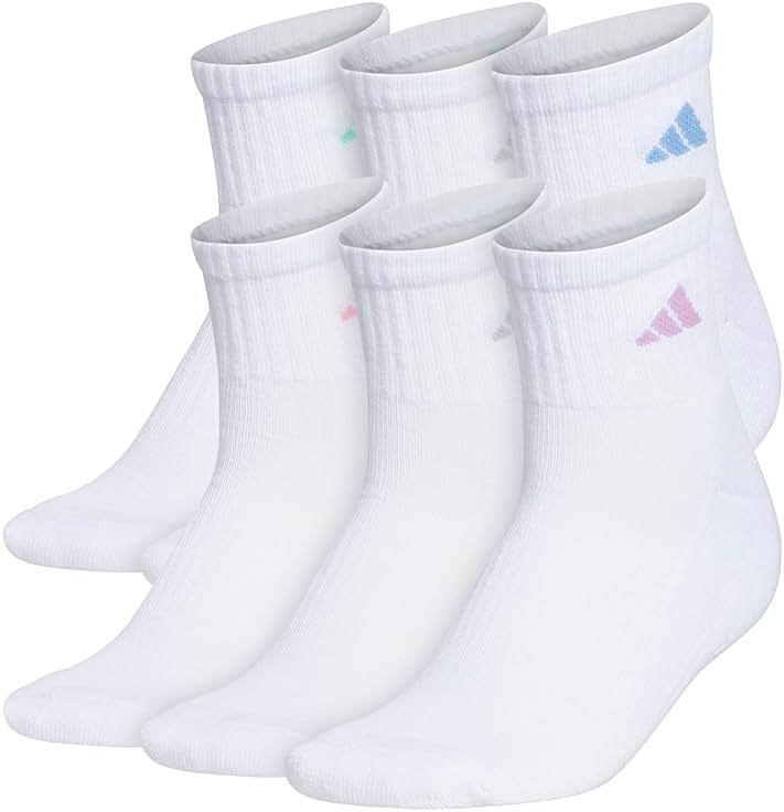 adidas Athletic Cushioned 6-Pack Quarter - Product Image
