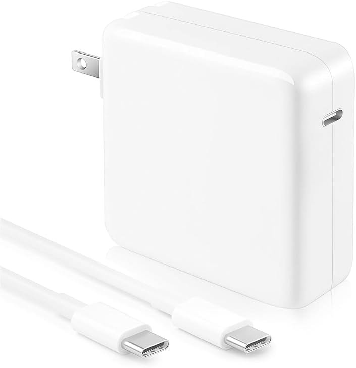 Mac Book Pro Charger-118W USB C Fast Charger Power Adapter Compatible with MacBook Pro/MacBook Air 16 15 14 13 Inch, M1 M2 M3 M4 M5, New iPad Pro and All USB C Device, 6.6ft Charge Cable - Product Image