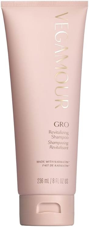 VEGAMOUR GRO Revitalizing Shampoo, Support Thicker, Fuller Looking Hair, Shampoo Formulated Without Sulfates for Thinning Hair with Vegan Keratin, Natural Citrus Scent - Product Image