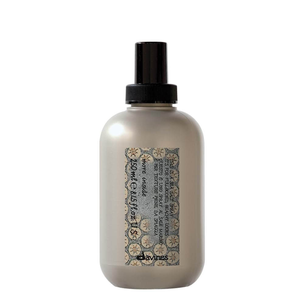 Davines This Is A Sea Salt Spray, Light Hold Beachy Waves & Texture - Adds Gritty Texture & Volume for Tousled Looks, Travel Size, 3.38 Fl Oz - Product Image