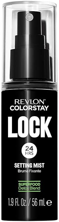Revlon Colorstay 24 Hr Lock Setting Mist, Keeps Face Makeup from Melting & Fading, Mattifying, Blurring & Oil Absorbing Spray, Transfer-Proof & Mask Friendly, 1.9 fl oz - Product Image