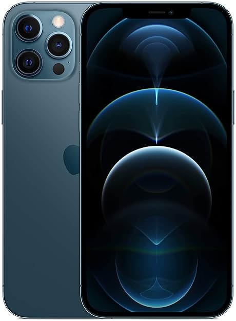 Apple iPhone 12 Pro Max, 128GB, Pacific Blue - Unlocked (Renewed Premium) - Product Image