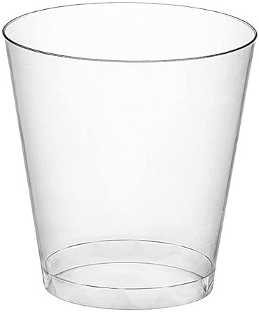 Party Essentials Disposable Hard Plastic Shot Shooter Glasses/Tasting Cups, 200-Count, 1.5-Ounce Clear - Product Image