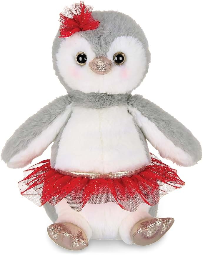 Bearington Collection Ballerina Stuffed Animal - Ballet Doll - Dance Recital Gifts for Girls - Penguin Snowbell - 11" - Product Image