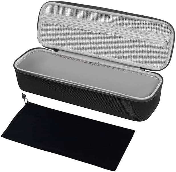 MOSISO Hard Travel Case Storage Bag Compatible with Revlon One-Step Hair Dryer Brush 1.0 & Plus 2.0, EVA Carrying Case Cover Protective Hard Shell Sleeve with Hot Air Brush Pouch, Black - Product Image