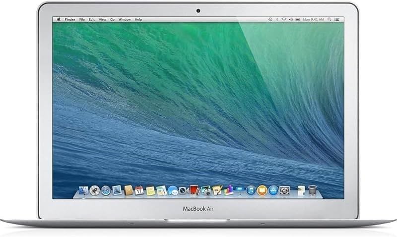 Apple Mid 2017 MacBook Air with 2.2GHz Intel Core i7, 13-inch, 8GB RAM, 128GB SSD, Silver (Renewed) - Product Image