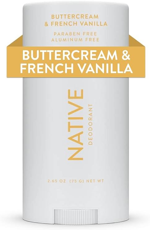 Native Deodorant Contains Naturally Derived Ingredients, 72 Hour Odor Control, Deodorant for Women and Men, Aluminum Free, Buttercream & French Vanilla 2.65oz - Product Image