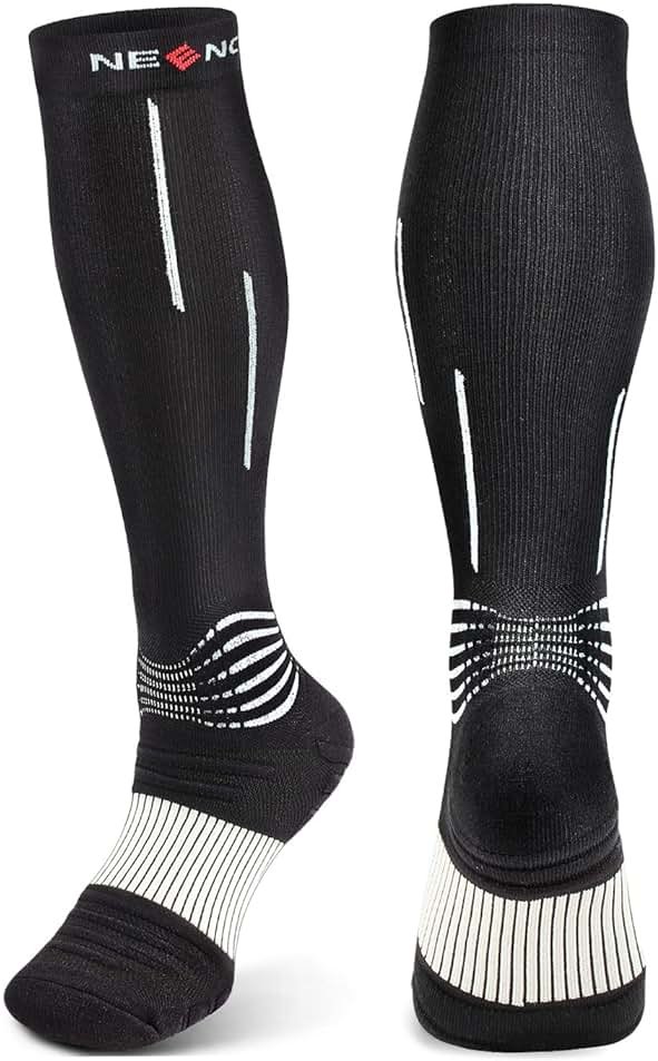 NEENCA Compression Socks, Medical Athletic Calf Socks for Injury Recovery & Pain Relief, Sports Protection—1 Pair, 20-30 mmhg - Product Image