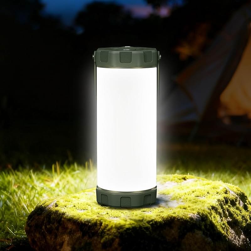 Glocusent 106 LED Camping Lights, Up to 80Hrs, 5000mAh Camping Lantern Rechargeable with 5 Brightness 3 Modes & SOS, IP68 Waterproof, Max 1200LM, Lanterns for Power Outages Hiking Emergency Hurricane - Product Image
