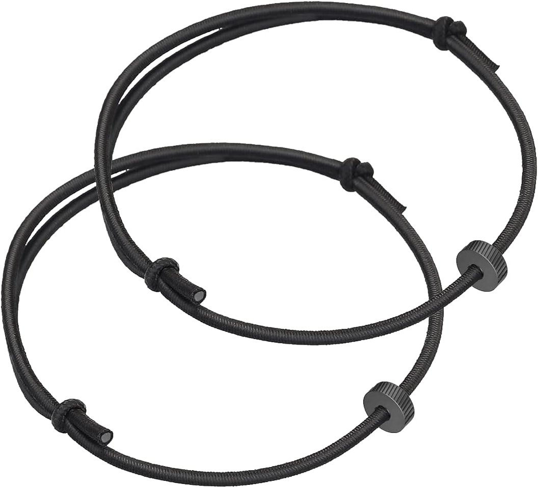 2Pcs Bracelet Car Window Breaker,Car Glass Breaker Wrist Strap with Tungsten Carbide Bead,Car Emergency Escape Tool,Car Safety Bracelet Tempered Glass Breaker Rescue Tool,Portable Vehicle Rapid Escape - Product Image