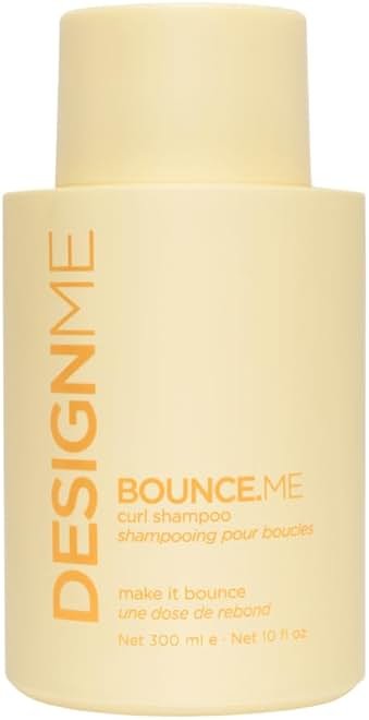 Design.Me BOUNCE.ME Shampoo | Curl-Defining, Anti-Frizz Formula for All Curl Types| Nourishing with Kukui Nut Seed and Buriti Oil | Boost Shine, Moisturizes Hair - Product Image