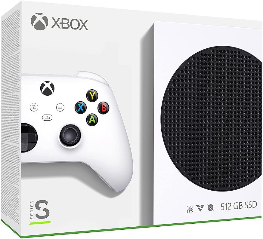 NewXbox Series S 512GB SSD All-Digital Gaming Console + 1 Wireless Controller, White - 1440p Resolution, Up to 120 FPS, 802.11ac 2x2 WiFi WEPGPY USB_Cable - Product Image