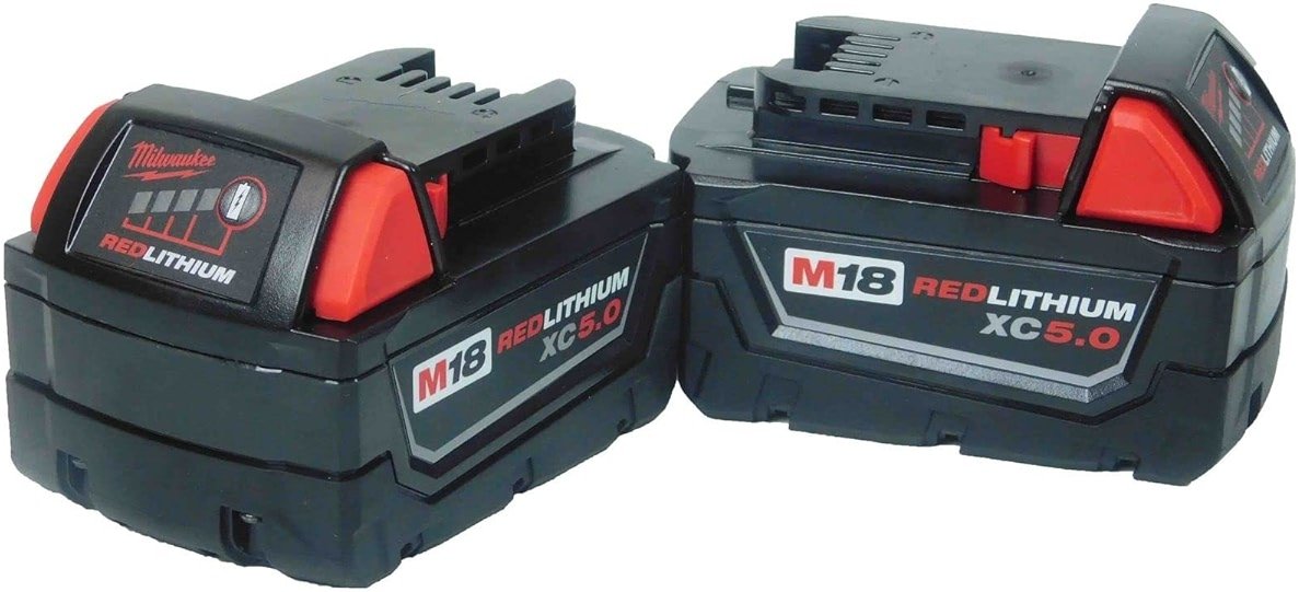 Milwaukee M18 REDLITHIUM XC 5.0Ah Extended Capacity Battery Pack (2) - Product Image