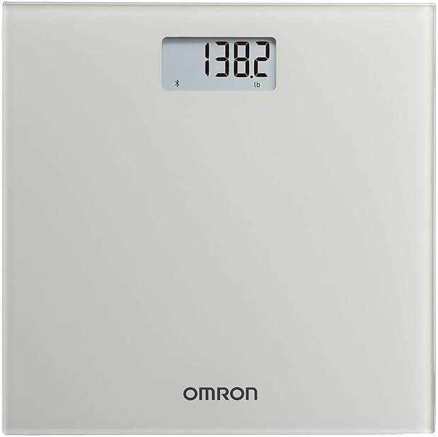 OMRON Digital Scale with Bluetooth Connectivity (SC -150) - 330 lb Weight Capacity - Use with Free OMRON Connect App - Light Gray - Product Image