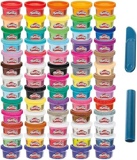 Play-Doh Ultimate Color Collection 65-Pack of 1-oz Cans, Includes Sparkle, Confetti & Color Burst, Back to School Classroom Supplies, Preschool Toys, Ages 2+ (Amazon Exclusive) - Product Image
