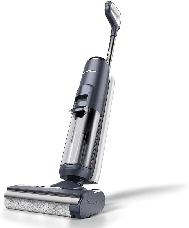 Tineco Floor ONE S5 Smart Cordless Wet Dry Vacuum Cleaner and Mop for Hard Floors, Digital Display, Long Run Time, Great for Sticky Messes and Pet Hair, Space-Saving Design, Blue - Product Image