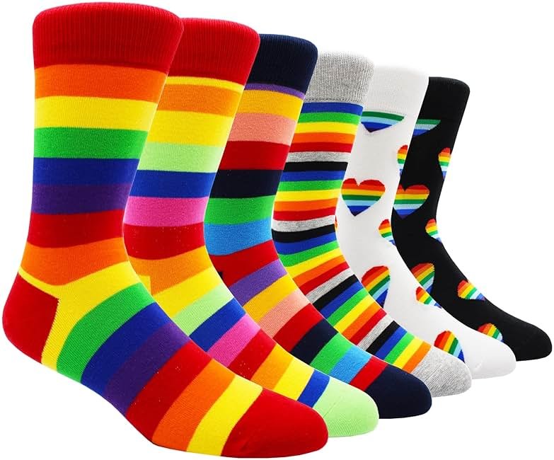 TOEJYJ Pride Rainbow Socks - Product Image