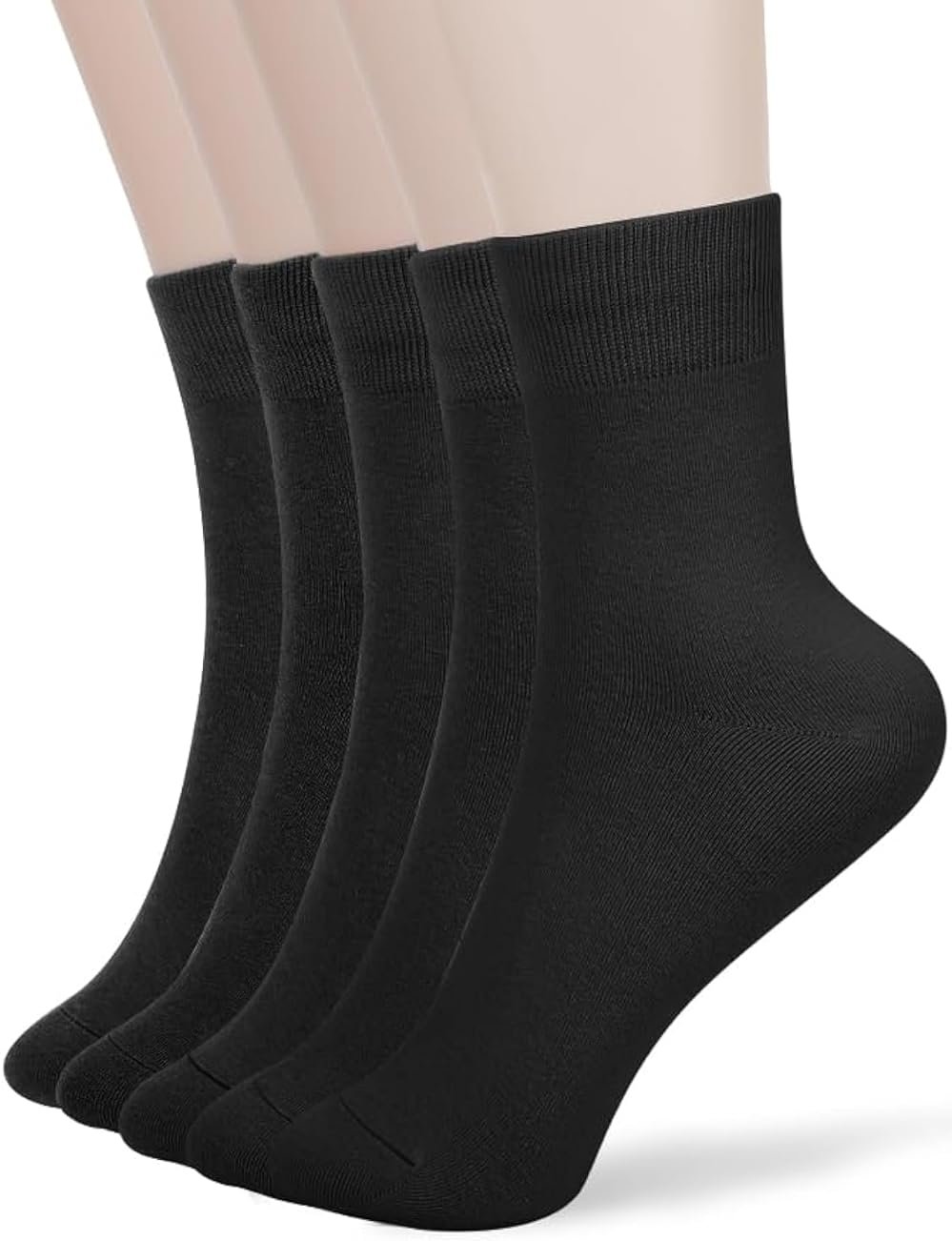 FGZ Women Thin Cotton Socks Soft Cozy Socks Cute Ankle Crew Socks 5 Pairs - Product Image