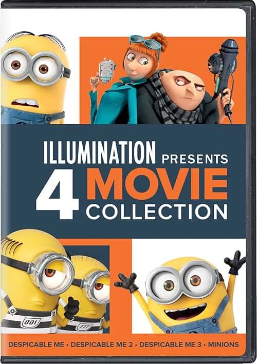 Illumination Presents: 4-Movie Collection (Despicable Me / Despicable Me 2 / Despicable Me 3 / Minions) [DVD] - Product Image