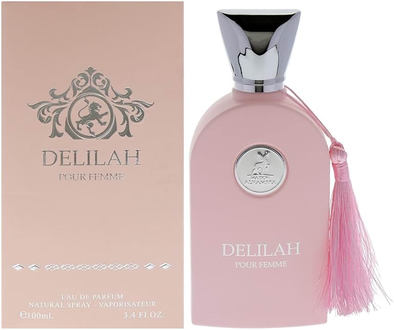 Lattafa Maison Alhambra Delilah Pour Femme Eau de Parfum Spray for Women, 3.4 Ounce / 100 Ml - Product Image
