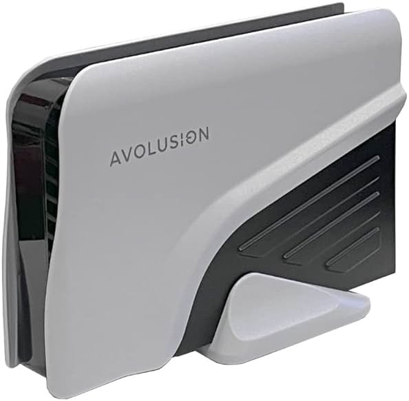 Avolusion PRO-Z Series 8TB USB 3.0 External Gaming Hard Drive for PS5 Game Console (White) (Renewed) - Product Image