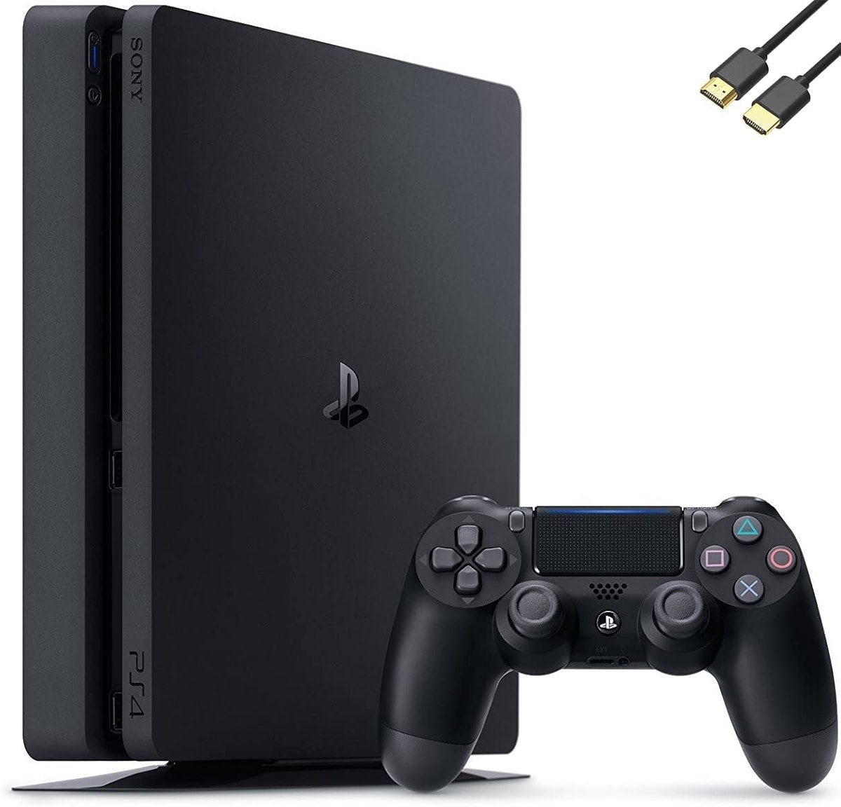 Playstation 4 1TB Slim PS4 Gaming Console, Wi-Fi 5, Bluetooth 4.0 with U Deal HDMI - Product Image