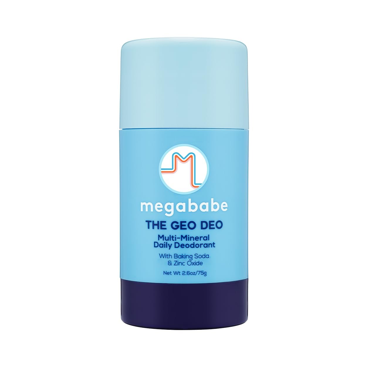 Megababe Daily Deodorant - The Geo Deo with 72 hour Odor Protection, Vacation and Hot Weather Essential, Multi-Minerals, Aluminum-Free, All Natural, 2.6 oz - Product Image