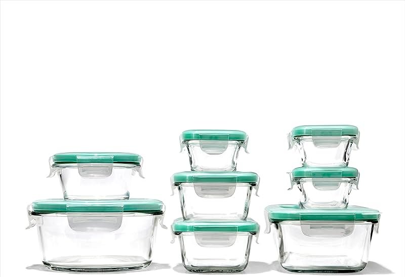 OXO Good Grips 16 Piece Glass Smart Seal Airtight Everyday Container Set - Product Image