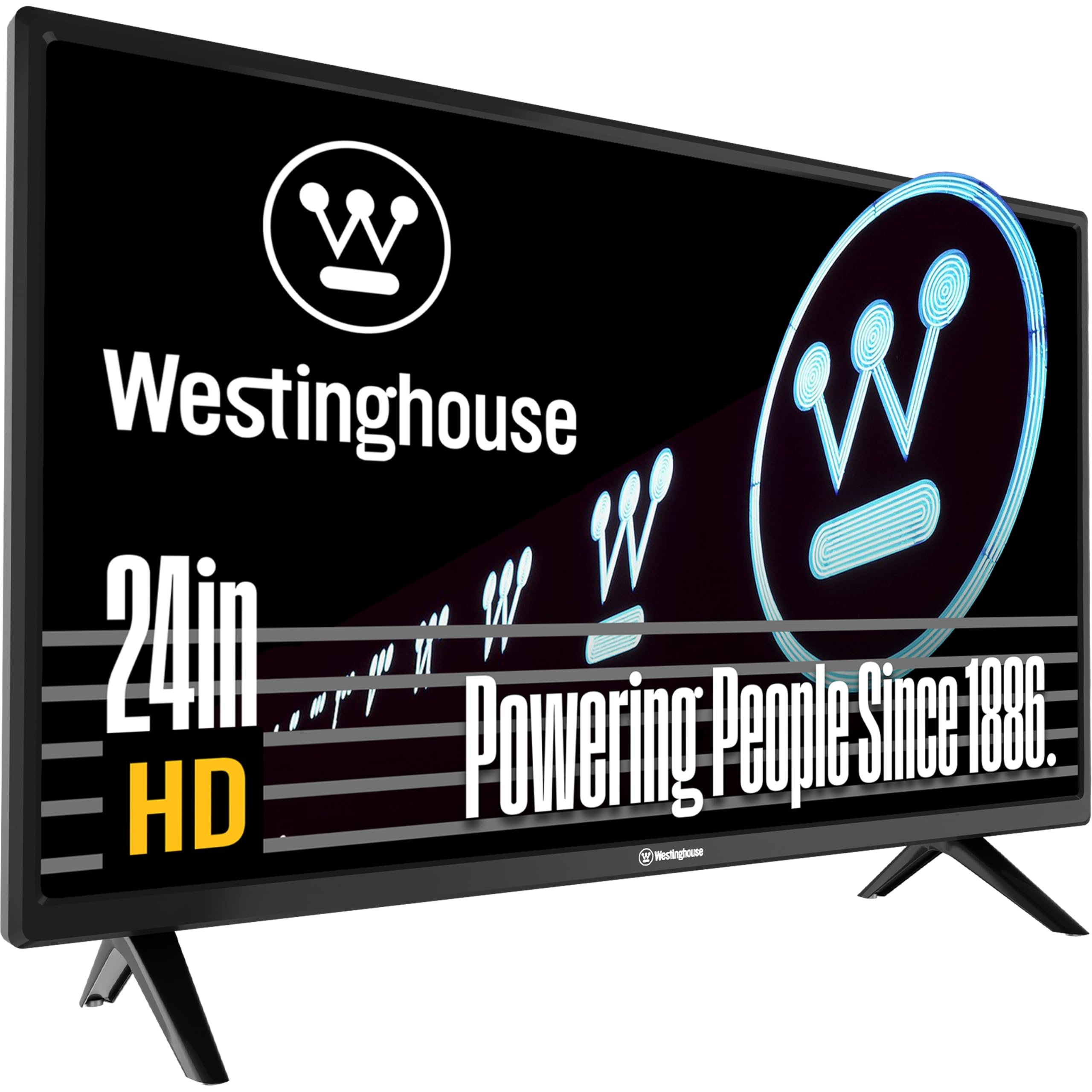 Westinghouse 24 Inch TV, HD LED Small Flat Screen Non-Smart Television, Works with Fire Stick, Roku, Apple TV, TiVo, Xumo, and Streaming Devices - Product Image