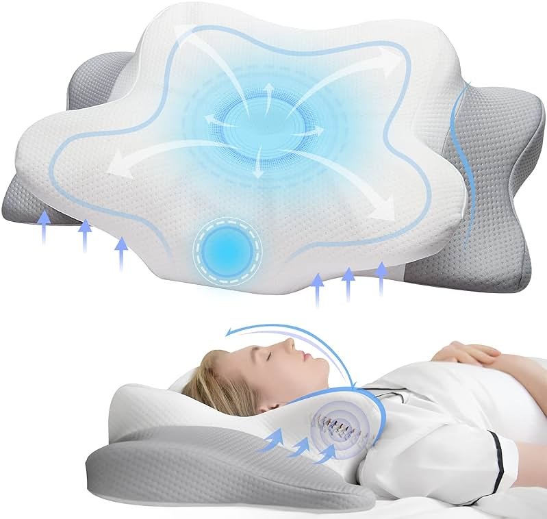 Cervical Pillow for Neck & Shoulder Pain Relief Sleeping - Ergonomic Contour Pillows - Memory Foam Pillow for Side, Back & Stomach Sleepers - Product Image