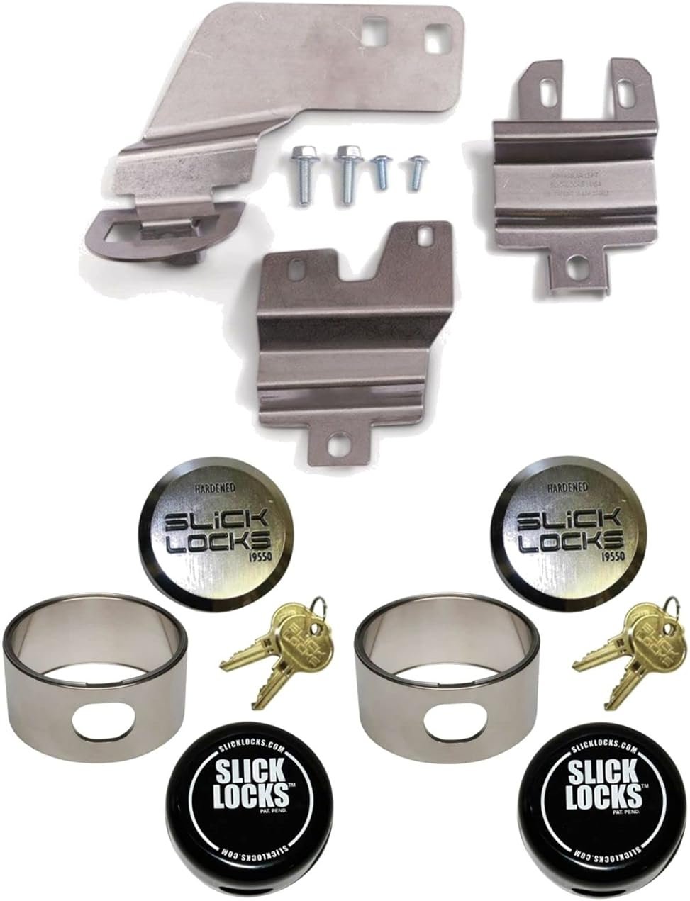 Slick Lock FD-TR-FVK-Slide-TK - Full-Size Ford Transit Van w/Side Sliding Door & Rear Swing Doors - Vehicle Security - Product Image