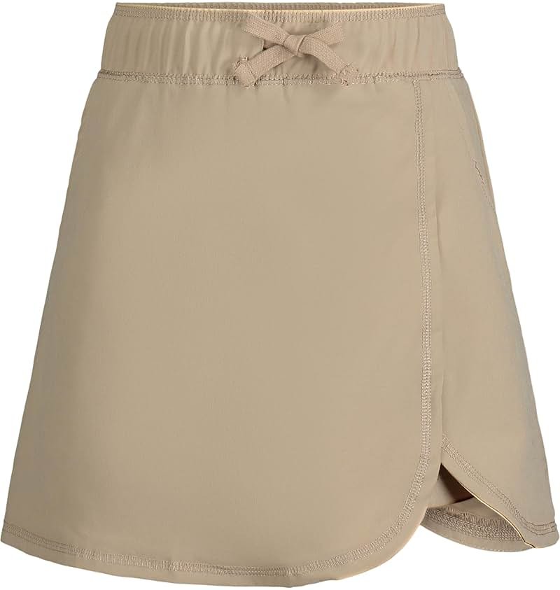 Nautica girls School Uniform Pull-on Scooter Skirt With Undershorts, Knit Waistband & Functional Pockets - Product Image