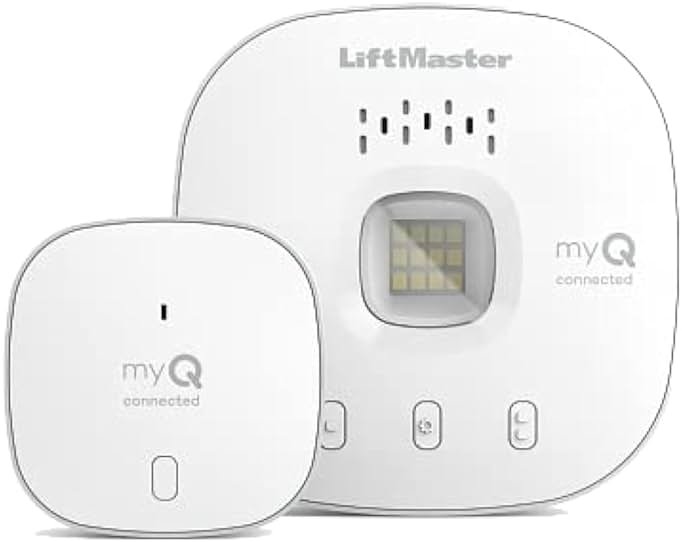 Liftmaster myQ Smart Garage Control - Wireless Garage Hub and Sensor with WiFi & Bluetooth - Smartphone Controlled, 821LMC-S, White - Product Image