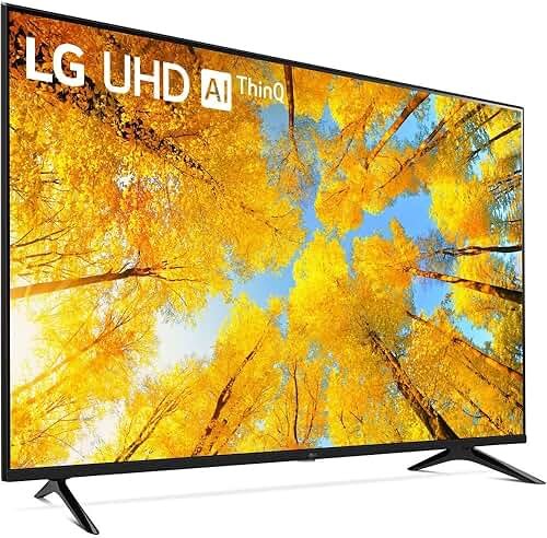 LG 50-Inch Class UQ7570 Series 4K Smart TV, AI-Powered 4K, Cloud Gaming (50UQ7570PUJ, 2022), Black - Product Image