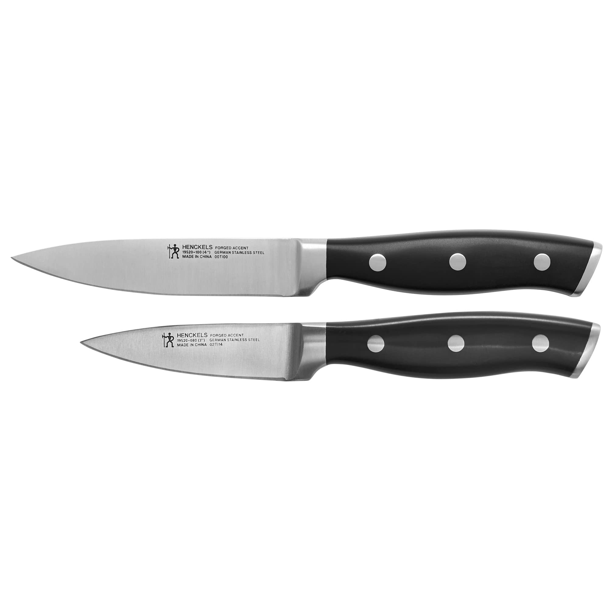 HENCKELS Forged Accent Razor-Sharp 2-pc Paring Knife Set, German Engineered Informed by 100+ Years of Mastery,Black - Product Image