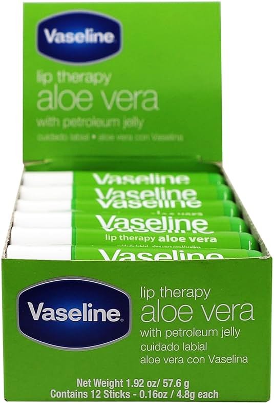 Vaseline Lip w/o Backer Card Aloe - 12 pack box - Product Image