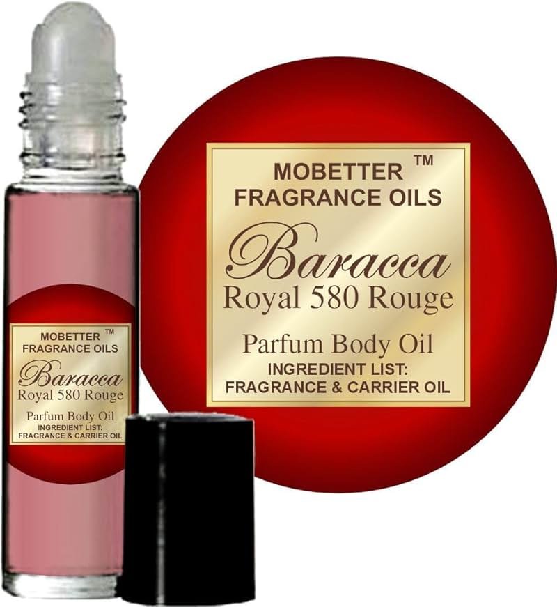 MOBETTER FRAGRANCE OILS Baracca Royal 580 Rouge 0.33 Oz Perfume Fragrance Body Oil for Unisex - Product Image