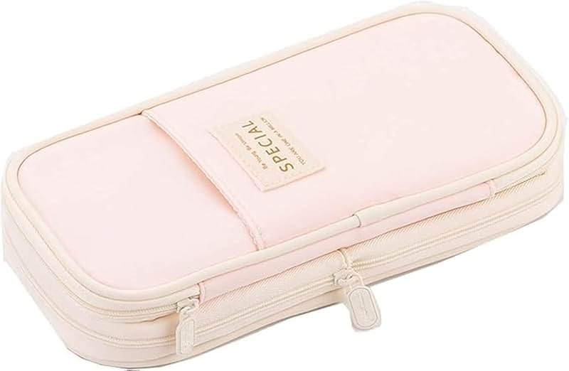 Arnuixty Large Storage Pencil Case Pen Bag with Zipper Big Capacity Pouch Organizer for Office Travel Holder Box - Product Image