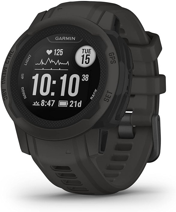 Garmin 010-13104-00 Band, 20mm, Graphite Silicone - Product Image