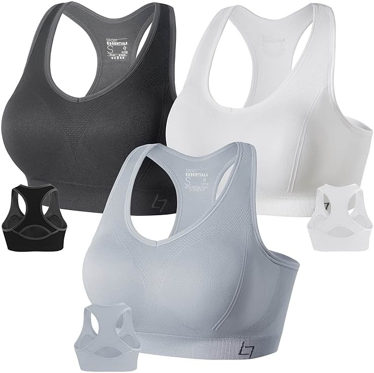 FITTIN Supportive Sports Bra for Large-Bust: 12-Hour Zero-Pressure Comfort - Full Coverage Workout for Plus Size Women - Product Image