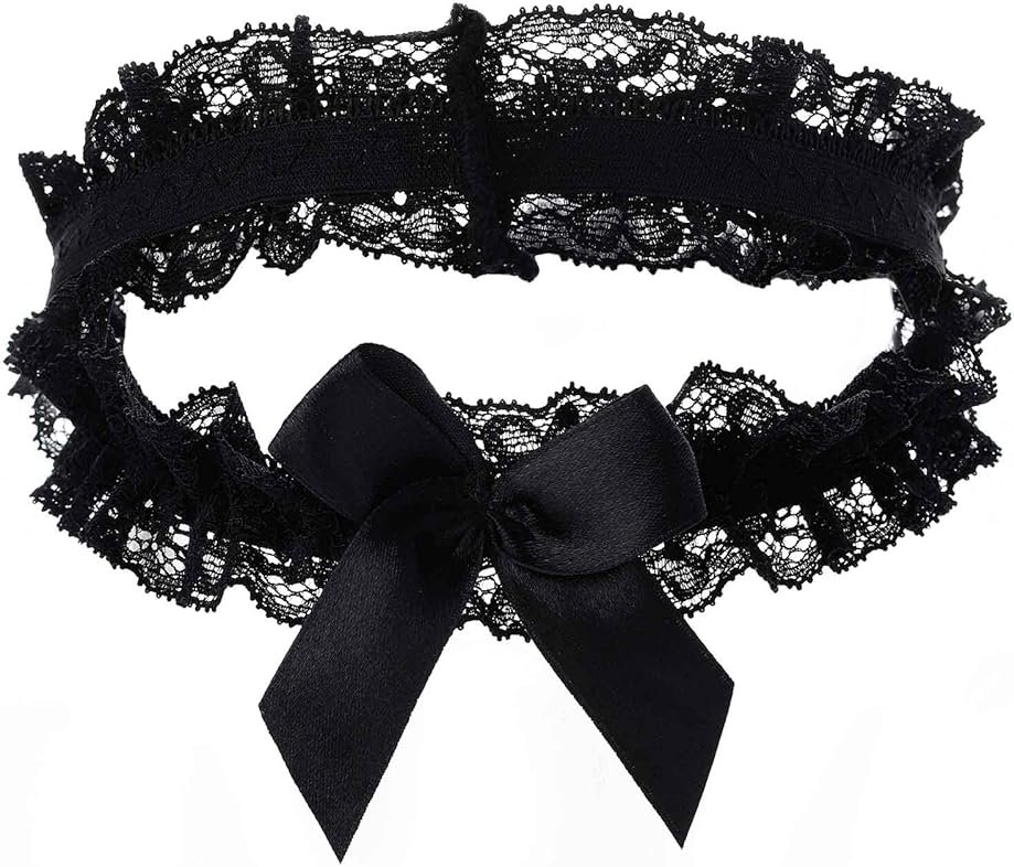 Florry Sexy Wedding Garter Lace Women Garter Belt for Bride Tossing Thigh Garters Bowknot Elastic Leg Ring for Party Prom - Product Image