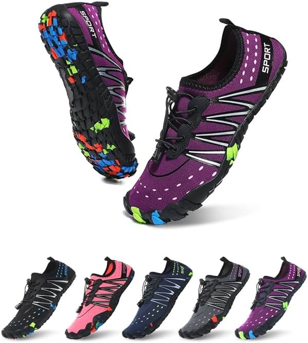 ziitop Water Shoes for Men Women Beach Barefoot Swim Rock Climbing Pool Shoes Socks, Anti-Slip Breathable Quick Dry Lightweight Slip-on, Outdoor Sport Hiking Walking Boating Fishing Diving Surfing - Product Image