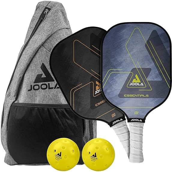 JOOLA Pickleball Paddles & Sets - Includes 2 Rackets, 2–4 Balls, and Storage Carry Bag - USAP Approved - Product Image