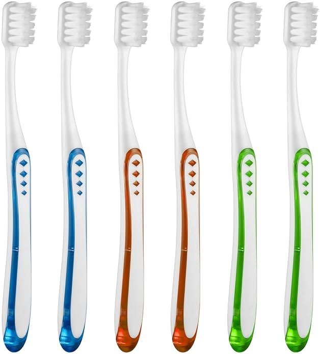 Frekare Extra Soft Toothbrushes for Adults, with 10000 Micro Nano Bristles, for Sensitive Teeth and Gum Recession (Compact Head, 6 Count) - Product Image