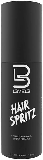 L3 - Level 3 Hair Spritz Spray - Lock Hair Fibers - Flexible Hold Hair Protectant and Styling Spray - Product Image