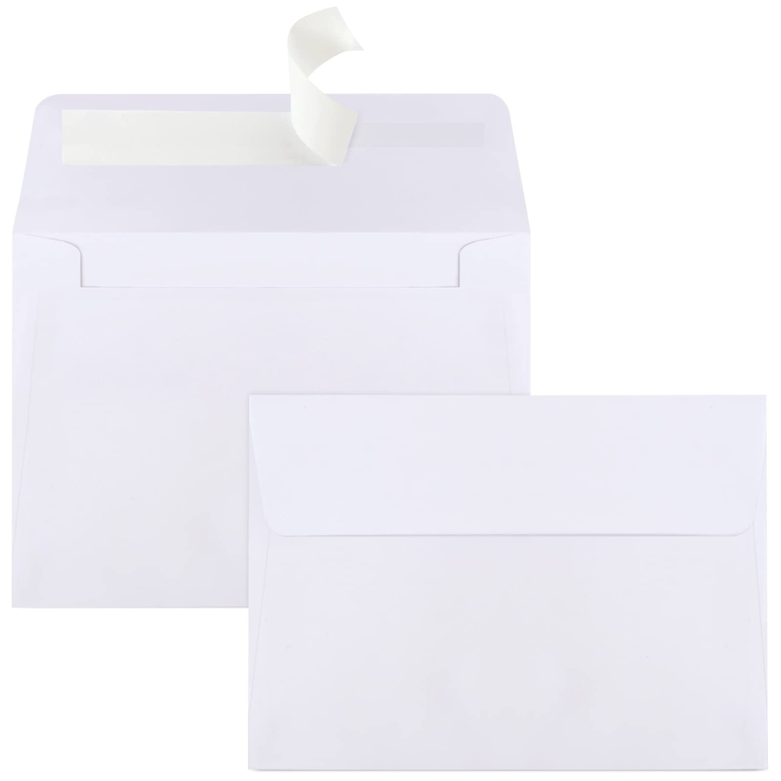 90 Packs A1 Envelopes, 3.625x5.125" Envelopes White, Small Envelope RSVP Envelope, Self Seal for Weddings, Photos, Postcards, Greeting Cards, Mailing - Product Image
