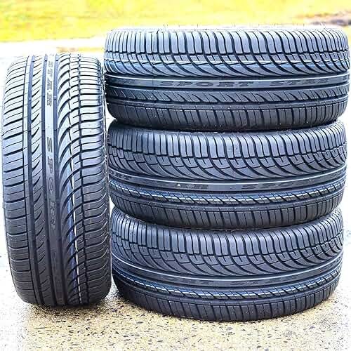 Set of 4 (FOUR) Fullway HP108 All-Season Truck/SUV High Performance Radial Tires-235/55R17 235/55ZR17 235/55/17 235/55-17 103W Load Range XL 4-Ply BSW Black Side Wall UTQG 380AA - Product Image