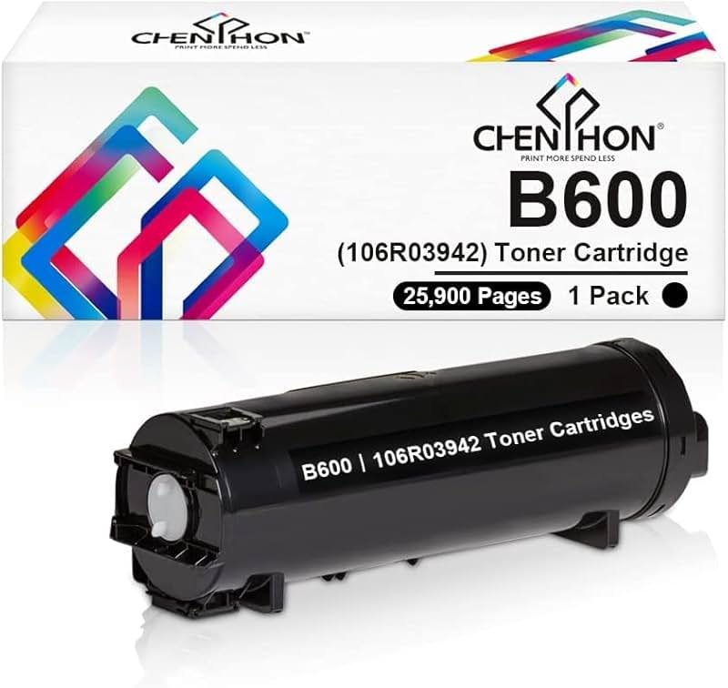 CHENPHON VersaLink B600 /B605 /B610 /B615 Toner Cartridge 106R03942 Replacement for Xerox Versa Link B600/N B600/DN B610/N B610/DN B605/X B605/S Printer Ink | High Capacity Balck (25,900 Pages) - Product Image
